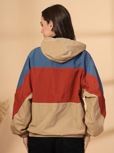 Image of CHKOKKO Sunscreen Jacket for Women Hooded Zipper Sports Jacket | UV Protection | Sun Protective | Lightweight Water Resistant | Riding Biker | Outdoor Travel Gym Running