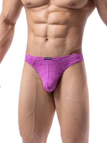 Men's breathable Sexy Low Rise Panties Colorful Hipster Mens T-back Thong Underwear4