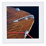 Square dimensions (in inches): 6 L x 6 W, image dimensions (in inches): 4 L x 4 W 100% poloyester; image is soft to touch. Made in USA Edges have pinking shear cut Image will not fade with washing. Image not a transfer, part of material