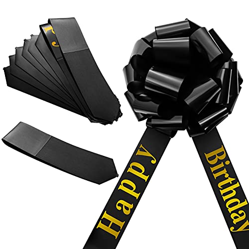 image for WILLBOND Big Happy Birthday Car Bow Large Decorative Gift Wrapping Gia