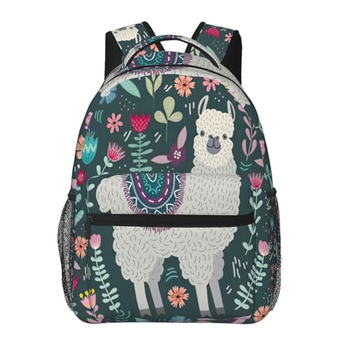 Sac à dos de voyage léger OdDdot en toile contre la fatigue du dos noir