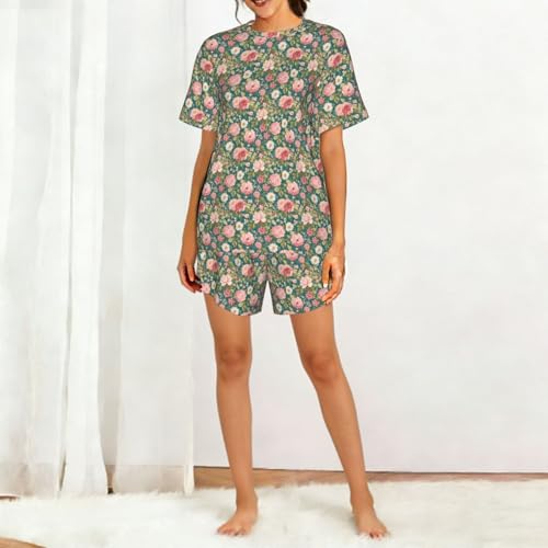 Tissu imprimé fleurs fluide contre la chaleur estivale - 3