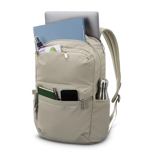 Image of Samsonite Basic Backpack, Dedicated Laptop Compartment, Stash Front Pockets and Lightweight Breathable Airmesh