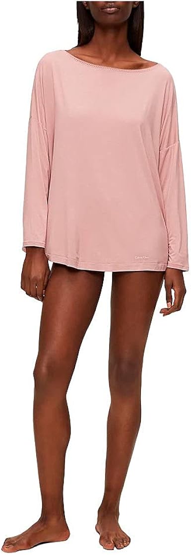 Calvin Klein Liquid Touch Camiseta de Manga Larga para Mujer: Amazon.es:  Ropa
