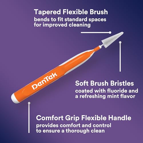 Image of DenTek Interdental Brushes, Plaque Control Easy Brush,16 Count (Pack of 36)