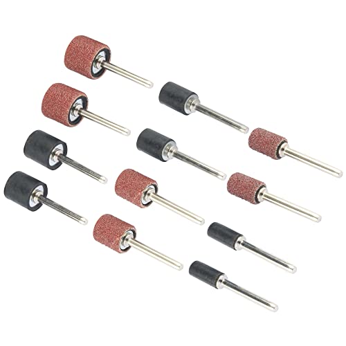 Yakamoz 132Pcs Sanding Drums Kit, 80 120 180 Grit Sanding Bands Mini Drum Sander Sleeves With 3Mm Shank Drum Sanding Mandrels For Drill Dog Nail Grinder Fits Dremel Rotary Tools #TOP2