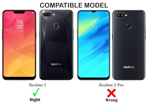 Image of Jkobi Back Cover for Realme 2 (Silicone Clear Case with Camera Protection | Soft and Flexible | Transparent)