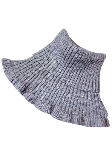 4 Pieces Winter Turtleneck Dickey Collar, Unisex Cotton Simple Dickey Collar, Detachable Fake Collars Mock High Turtleneck Di2