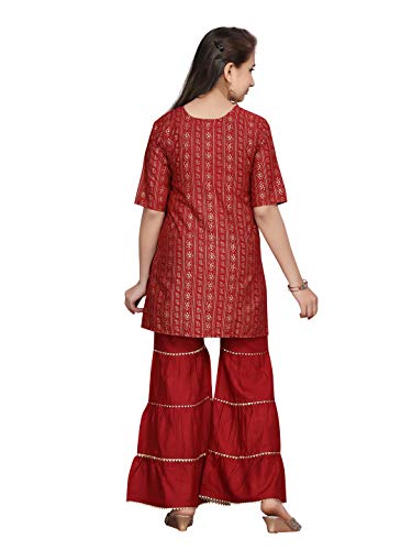 Image of Aarika Girls Kurti Sharara Set
