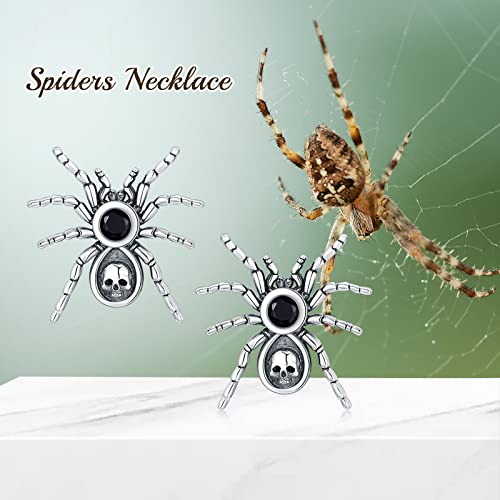 Proess Spider Earrings For Women 925 Sterling Silver Spider Stud Earrings Halloween Christmas Birthday Jewelry Gifts For Women Men #TOP4