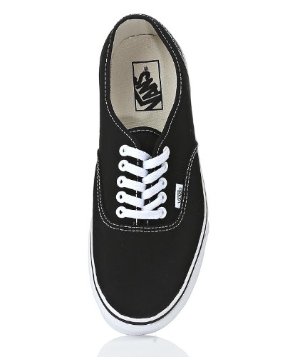 Vans Vans Unisex Authentic Black Canvas VN000EE3BLK Mens 10, Womens 11.5