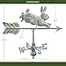Good Directions 809V1G Rabbit Garden Weathervane, Blue Verde Copper with Garden Pole