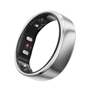 RingConn Gen 2 Smart Ring, Intelligenter Fitness- & Schlaf-Tracker, 12 Tage Akkulaufzeit, Kein ABO erforderlich, Für Android & iOS
