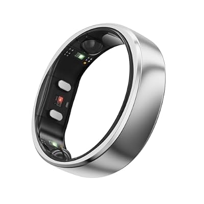 RingConn Gen 2, World’s First Smart Ring with Sleep Apnea Monitoring, No APP Subscription, 12-Day Battery Life, Stress/Heart Rate/Women's Health Tracker, Android & iOS Compatible (Silver, Size 9)