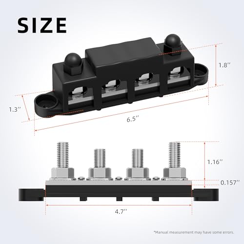 Barre de bus 12V 250A bloc de distribution électrique automobile - 2