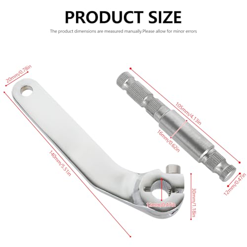 MOCODUO Motorcycle Stainless Steel Inner Shifter Lever Shaft Kit, Inner Shift Rod Lever Compatible with Harley Touring Electra Glide Road Glide Road King Street Glide 2017-2026 Chrome by MOCODUO - Image 4