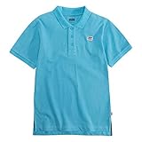 Levi's Boys' Toddler Short Sleeve Polo Shirt, Norse Blue, 2T