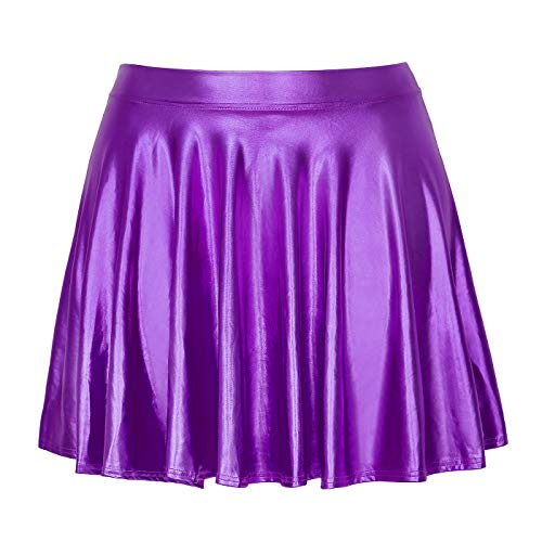 image for HDE Women's Casual Fashion Flared Pleated A-Line Circle Skater Skirt P