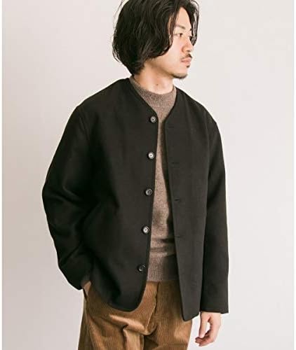 Amazon アーバンリサーチ メンズ Urban Research メンズコート Trメルトンノーカラーブルゾン Black M コート ジャケット 通販
