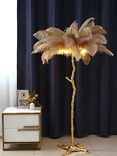 Lampade da Terra per Soggiorno Lampada con Piume di