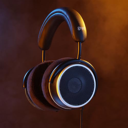 Image of DROP + Grell OAE1 Wired Open-Back Headphones - Axel Grell Design, Biocellulose Drivers, Wide Soundstage - Black