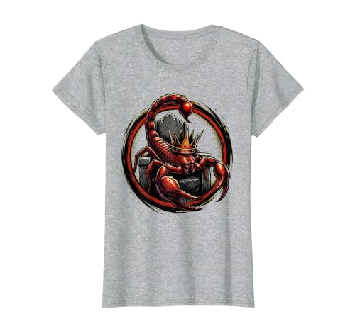 Scorpion King Crown Throne Graphic Tee T-Shirt, Women, Heather Grey, 3X-Large