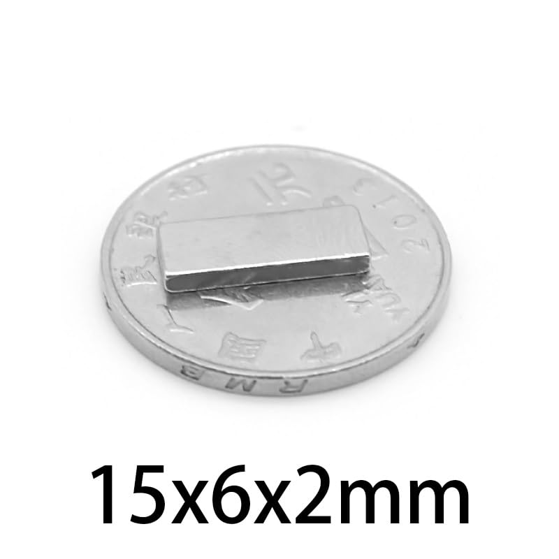 30-300pcs Super Permanent Permanent Rectangle 15x6x2mm Neodymium Small Block 15 * 6 * 2mm Magnet(300pcs)