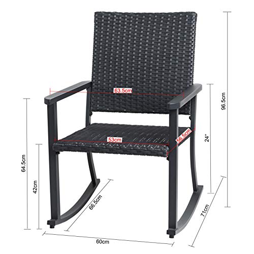 C-Hopetree-Mecedora-Al-Aire-Libre-para-Patio-Exterior-Porche-Marco-Metalico-Negro-Todo-El-Tiempo-Mimbre 41vtsiJvGpL