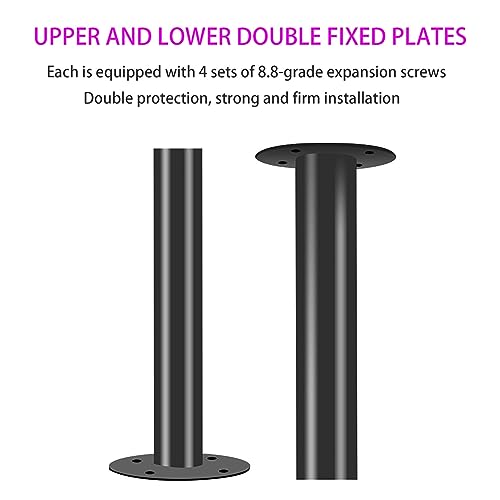 Support TV réglable en hauteur 595-850mm et base de support rotative 360° - 7