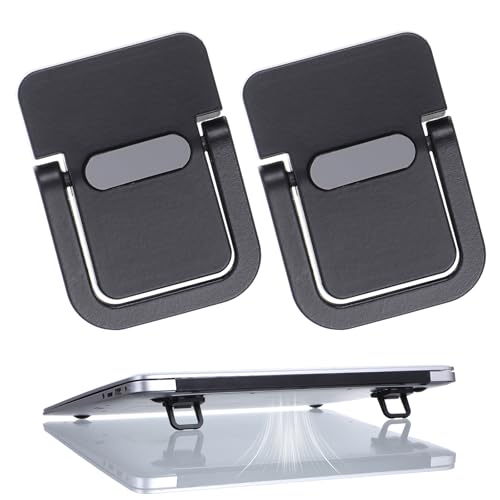 Soportes invisibles plegables para portátil, 2 piezas