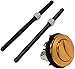 AGHSGDBCE Toilet Tank Button, 38mm-58mm Gold, Flush Valve Dual for Water Tanks Double-Bath Toilets Home Tool Parts(Fits 46mm-56mm Hole)