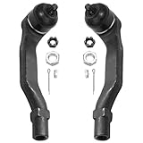 Detroit Axle - 2 Front Outer Tie Rods for Honda Civic CR-V Integra EL, 2 Outer Tie Rod Ends Replacement