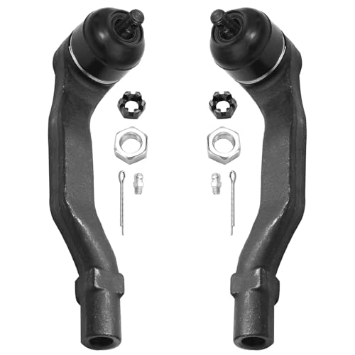Detroit Axle - 2 Front Outer Tie Rods for Honda Civic CR-V Integra EL, 2 Outer Tie Rod Ends Replacement