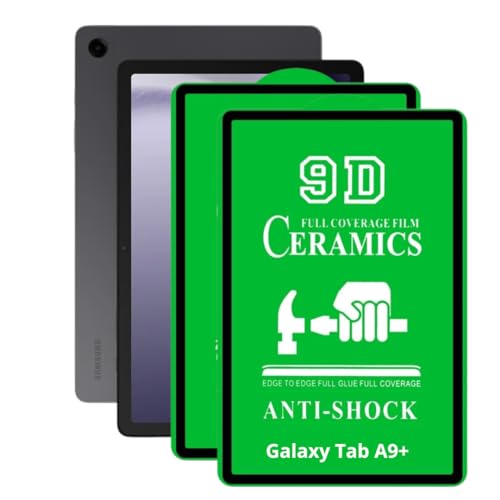 Kit 2x Películas de Tablet 9D Cerâmica Compatível Com Samsung Galaxy A9 Plus Tela de 11 Polegadas -