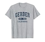 Photo Gallery gerber california ca vintage atletico sport design maglietta Photo Gallery gerber california ca vintage atletico sport design maglietta