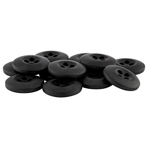Buttonmode Military Spec Army Buttons Bdu Acu Ocp Gi Le Police Tactical Cadet Uniform Button Set Includes 1-Dozen Buttons Measuring 19Mm (3/4 Inch), Black, 12-Buttons #TOP2
