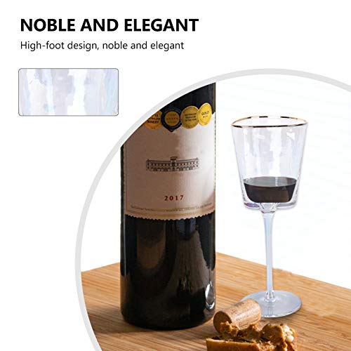 ABOOFAN 2 peças chiques mini copos de celebrações elegantes decorativos champanhe bebida cristal ver