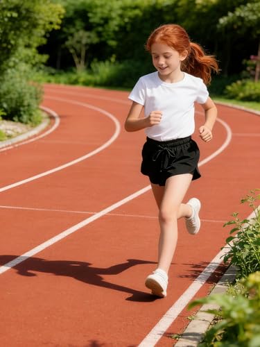 Image of Flowy Shorts for Teen Girls Athletic Running Youth Butterfly Shorts
