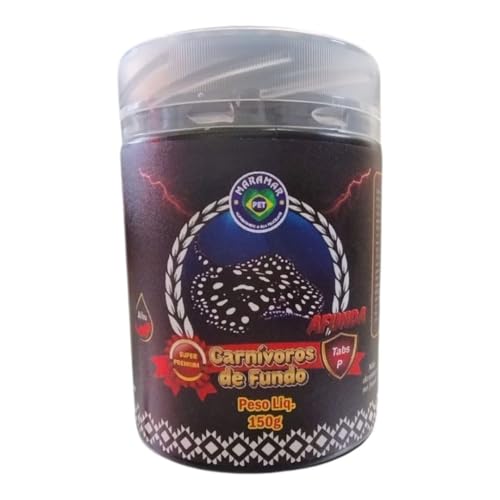 Ração Para Peixe Carnívoro De Fundo 150G Pellet P Maramar