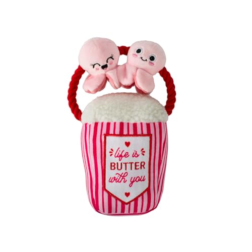 Fringe Studio Plush Dog Toy My Heart Pops for You Pet Shop Collection (314314)