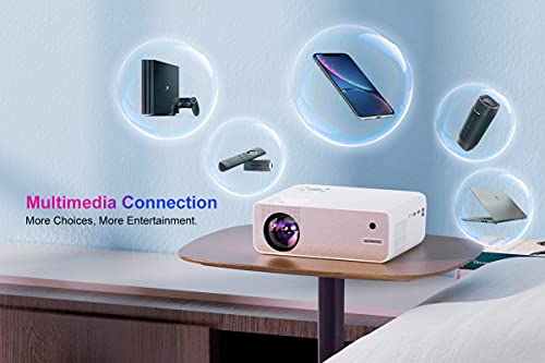 [Electric-Focus] Projector 5G Wifi And 5.1 Bluetooth 4K-Support:480 Ansi Native 1080P 18000L 400'' Onoayo Outdoor Portable Projector, ±50°4P/4D Keystone&50% Zoom, Full Sealed Optical Home Projector #TOP5