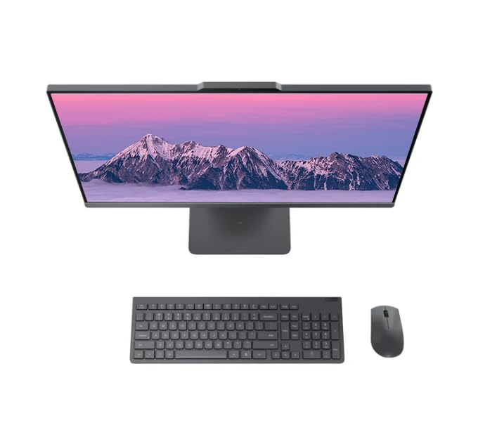 Image of Lenovo IdeaCentre 27 inch FHD Touchscreen All-in-One Desktop Computer, Intel 10-core i7-13620H, 16GB RAM 1.5TB Storage (1TB SSD+512GB Docking Set), Wireless KB & Mouse, Windows 11, NLY Earphones, Gray