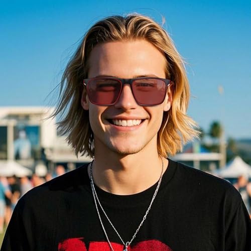 Square Polarized Sunglasses Women Men Trendy Sun Glasses for Driving Fishing Golf SY60452