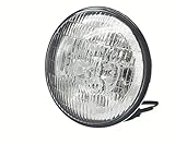 SMD 7 Inch led GLASS Headlight Round, ORIGINAL CLASSIC LOOK OEM Conversion Chrome pair