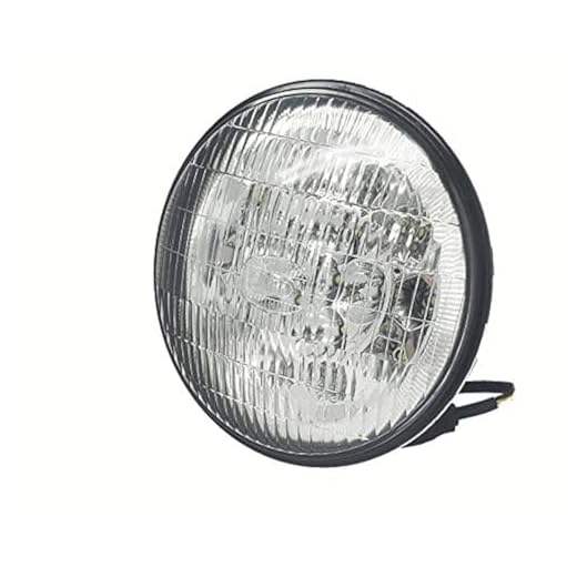 smd 7 Inch led GLASS Headlight Round, ORIGINAL CLASSIC LOOK OEM Conversion Chrome pair