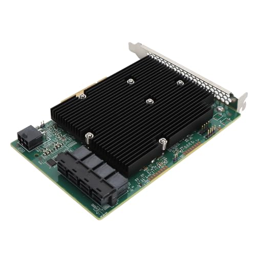 LSI HBA Raid Controllers, LSI SAS 9300 16I HBA Card 12Gbps 16 SATA SAS Port HBA Controller Card for for Linux for VMware for Freebsd
