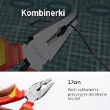 CCLIFE 4-częściowy zestaw szczypiec szczypce kombinerki, obcinaki boczne, szczypce do pomp wodnych do użytku domowego, narzędzia warsztatowe Szczypce Narzędzia ręczne