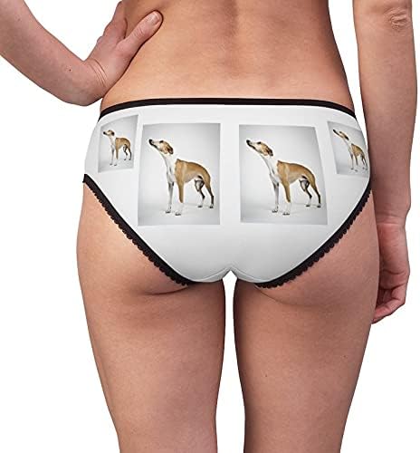 DogsMakeMeHappy Whippet Panties, Whippet Underwear, Briefs, Cotton Briefs, Funny Underwear, Panties For Women