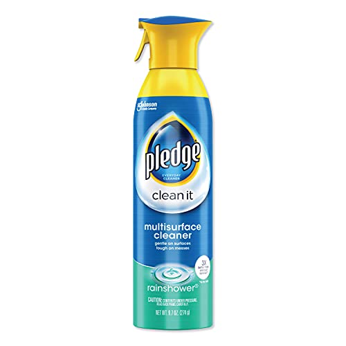 Pledge® Multi-Surface Cleaner With Glade® Rainshower 9.7-Oz. Aerosol Can #TOP30