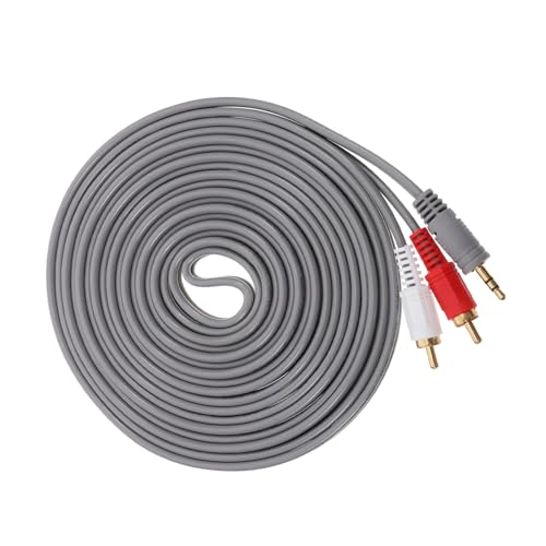 COSMEVIVI Audio Speaker Cable Wire to Splitter for Dual Connections Transmission for Home Theater and Audio Devices